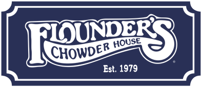 Flounders Chowder House Logo will link to the home page